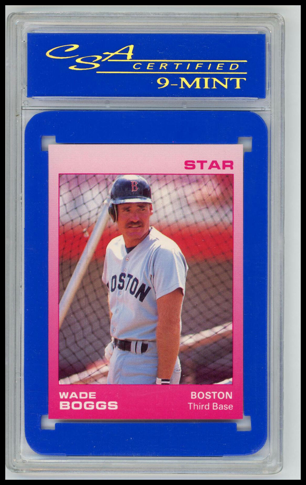 1988-92 Star Ad Cards #NNO Wade Boggs Other 9