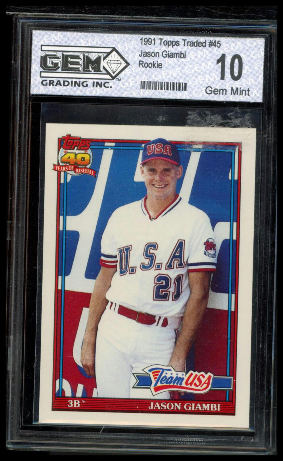 1991 Topps Traded #45T Jason Giambi Other 10