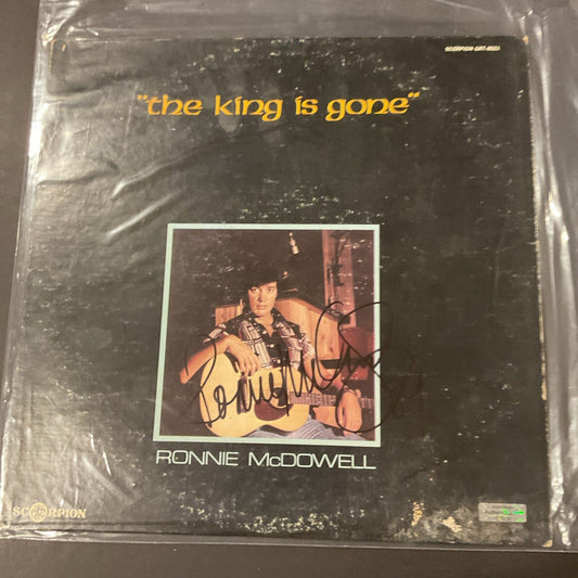 The King Is Gone Signed Album By Ronnie McDowell W Coa 