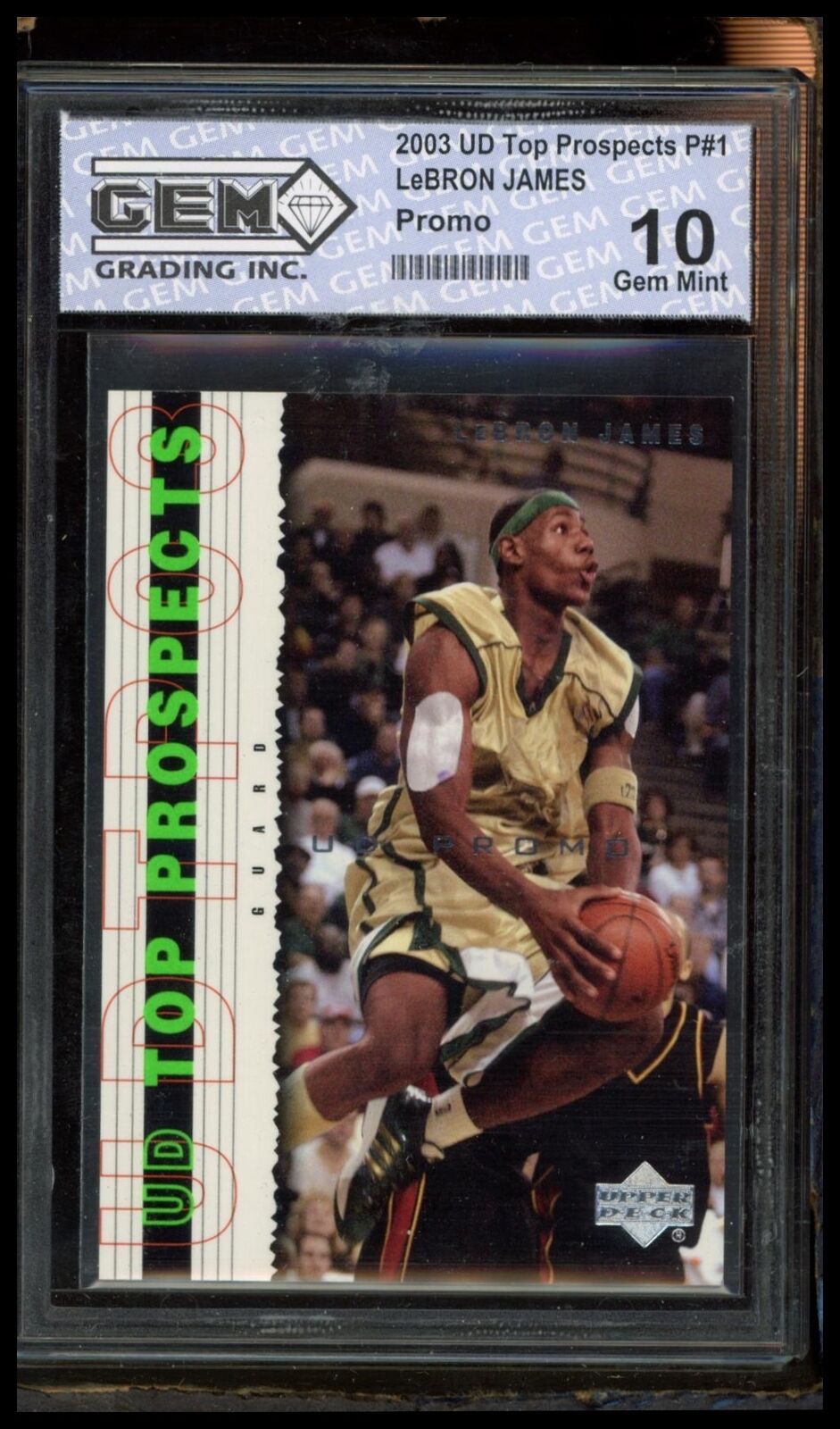 2003 UD Top Prospects #P1 Lebron James Lebron James Promos Other 10