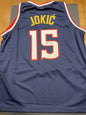 Nikola Jokić Signed Denver Nuggets Navy Jersey with COA