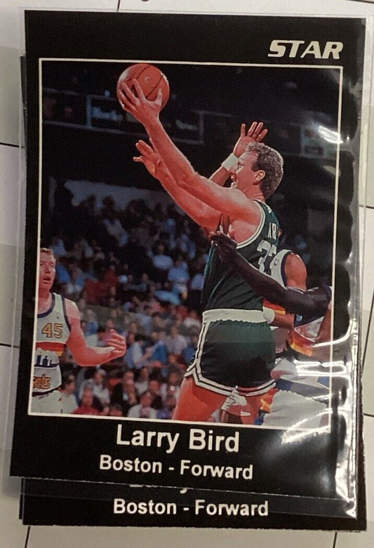 Larry Bird 1992  Star Ad Card Black RARE. ONLY 1000 Made!