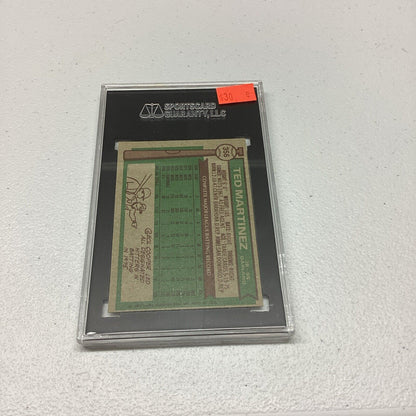 1976 Topps #356 Ted Martinez SGC Authentic