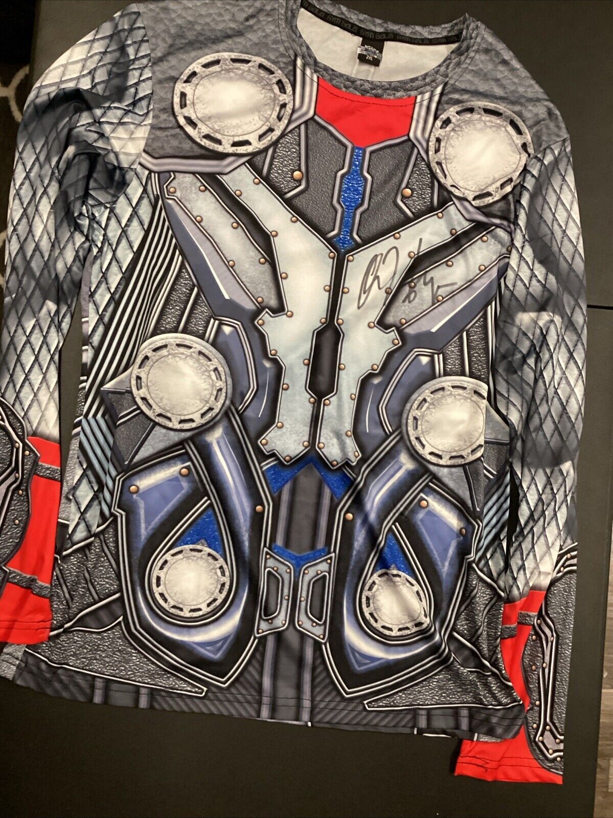 Chris Hemsworth Signed Thor Compression Shirt With COA