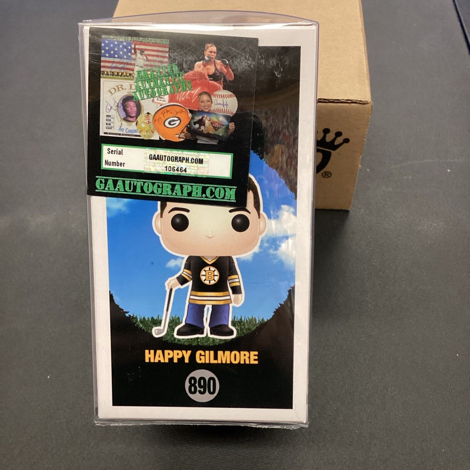 Funko Pop! Vinyl: Happy Gilmore #890 Signed By Adam Sandler With COA