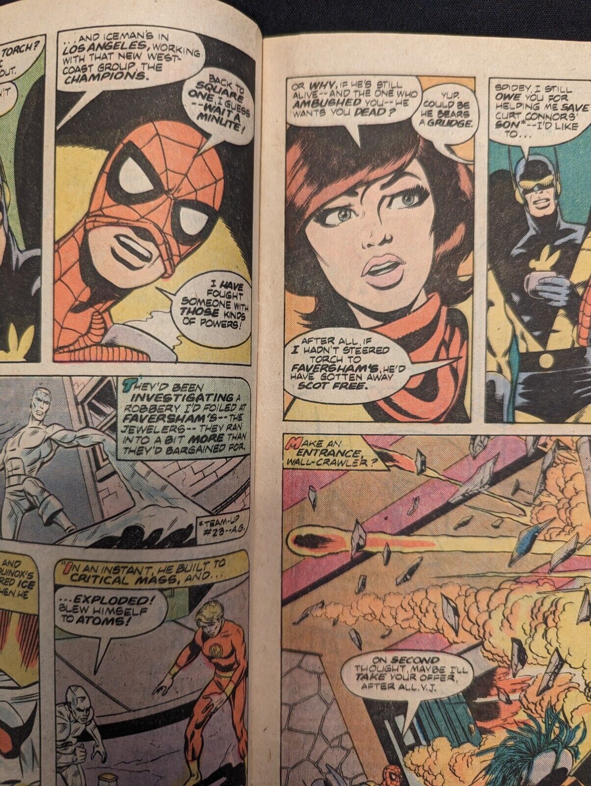 Lot of Marvel Team-Up Featuring Spiderman issues #48, 53, 59, 63