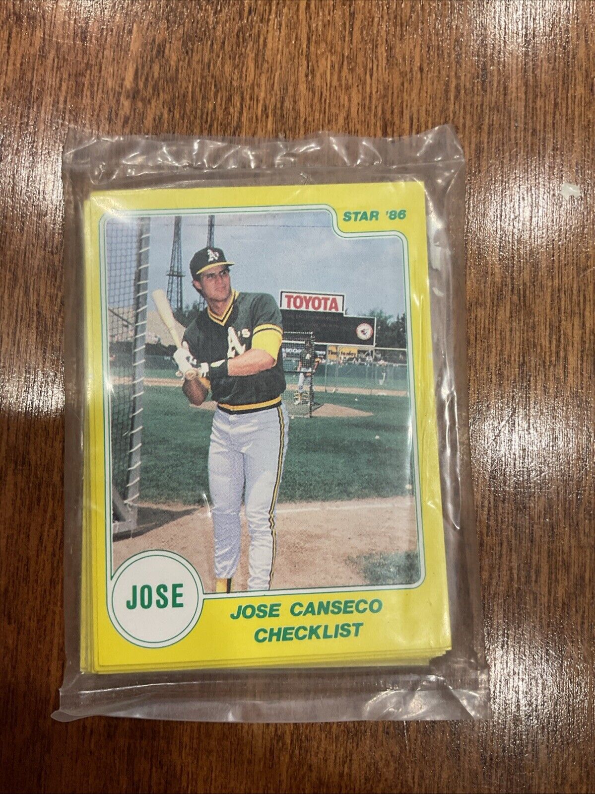 Star 1986 Jose Canseco Sealed Pack New 