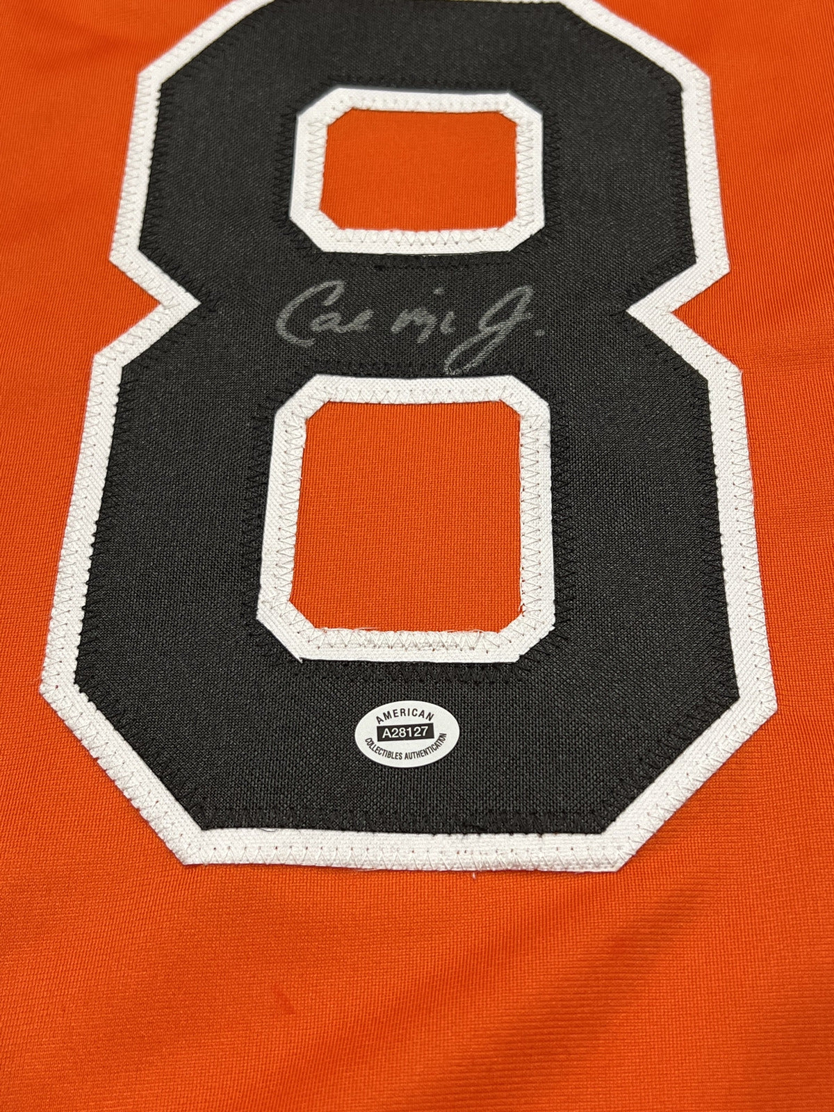 Cal Ripken Jr. Signed Baltimore Orioles Orange Jersey with COA