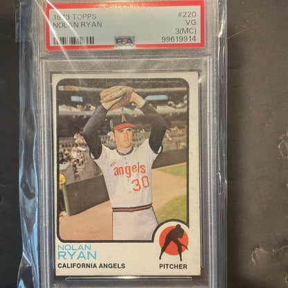 1973 Topps #220 Nolan Ryan PSA 3