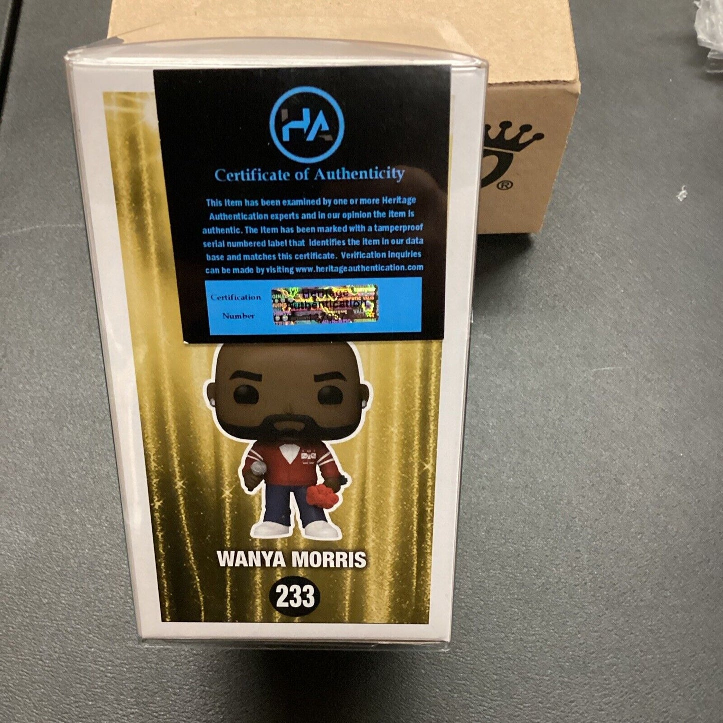 Funko Pop! Boys II Men Wanya Morris #233 SIGNED w/COA