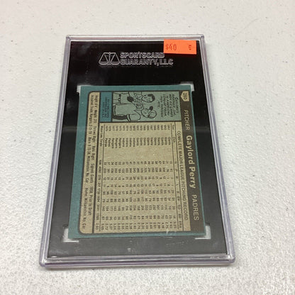 1980 Topps #280 Gaylord Perry SGC Authentic