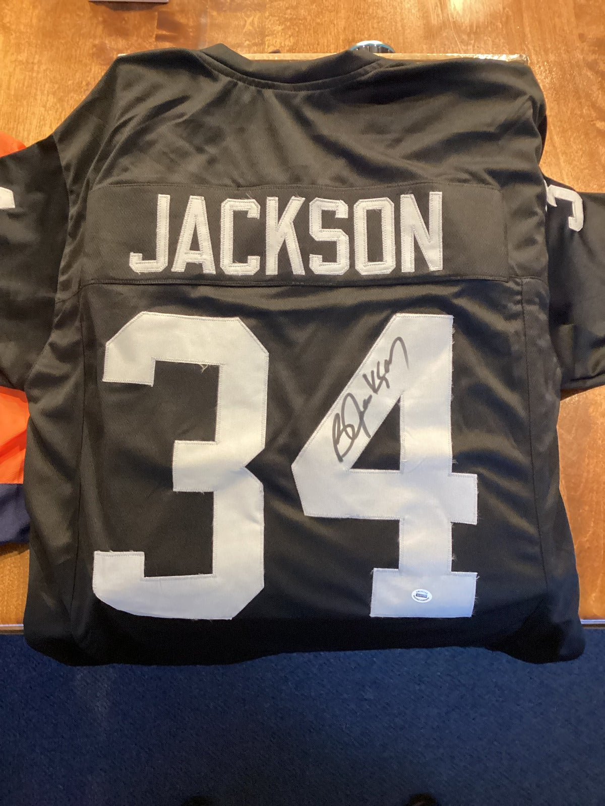 Bo Jackson Signed Oakland Raiders Black Jersey Autographed NFL