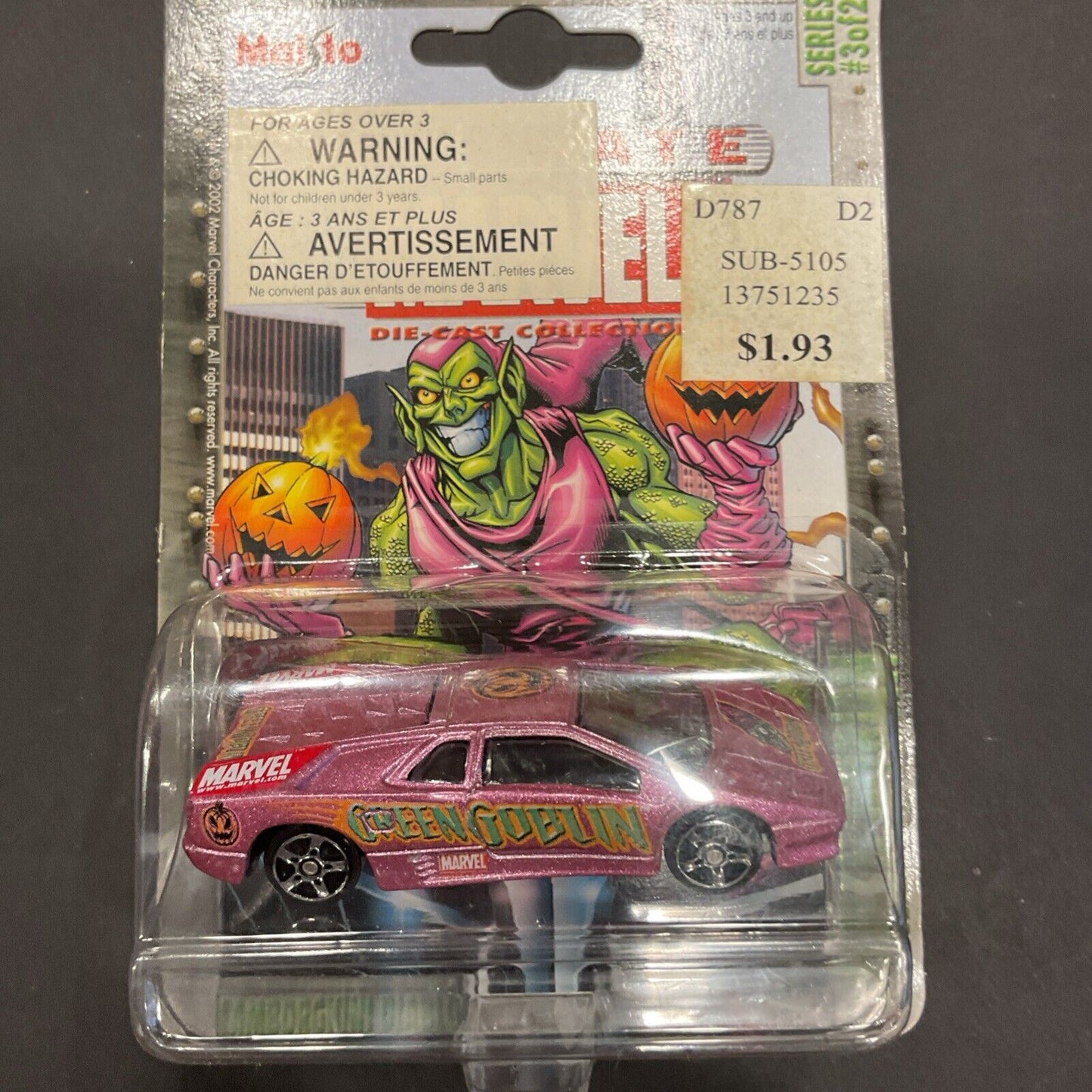 Maisto Series 1 Green Goblin Lamborghini Diablo Diecast Car