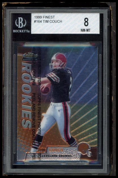 1999 Finest #164 Tim Couch BGS 8