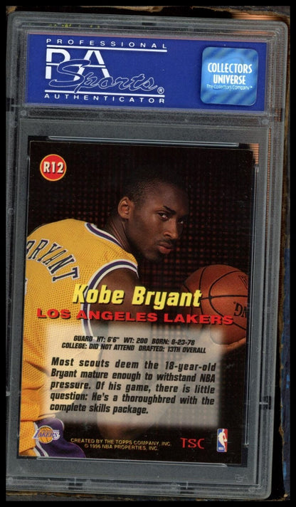 1996 Stadium Club Rookies 1 #R12 Kobe Bryant Rookies 1 PSA 8