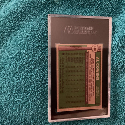 1976 top #648 Al Cowen Graded SGC A Excellent Card Condition 