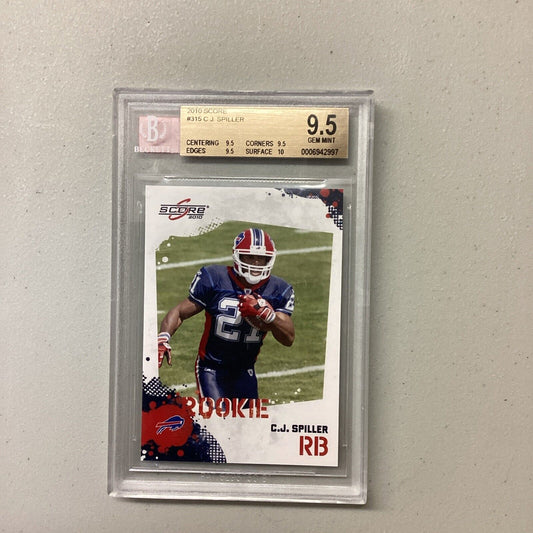 2010 Score #315 C.J. Spiller Beckett Grade 9.5