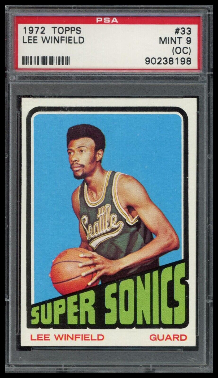 1972 Topps #33 Lee Winfield PSA 9