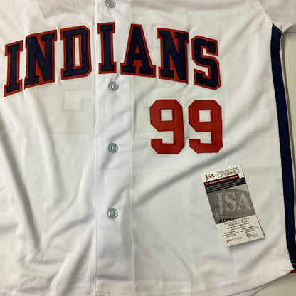 Charlie Sheen Signed Jersey Major League Ricky Vaughn Autographed BAS Wild Thing