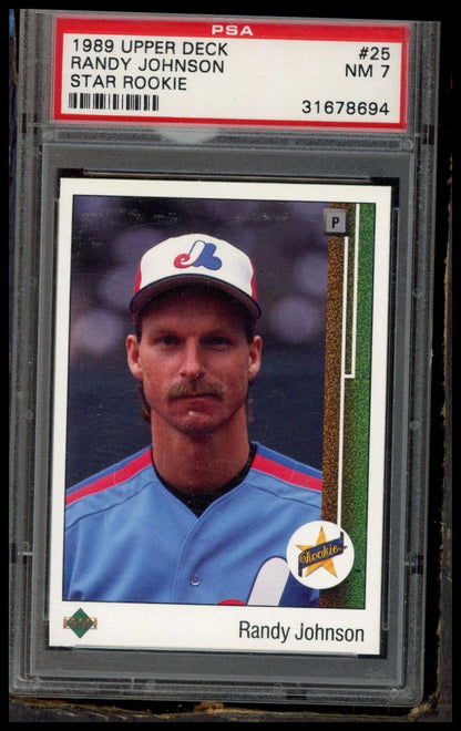 1989 Upper Deck #25 Randy Johnson Star Rookie PSA 7