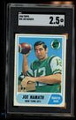 1968 Topps #65 Joe Namath SGC 2.5