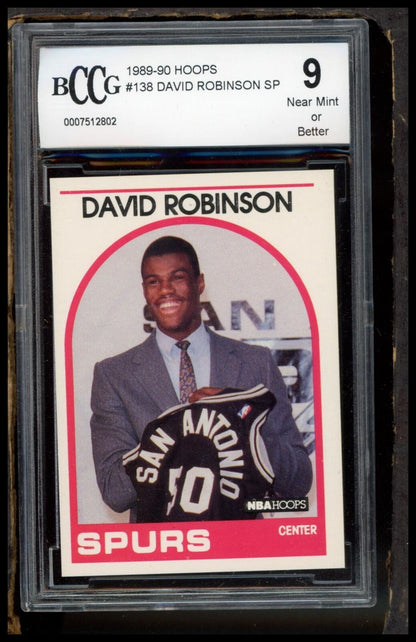 1989-90 Hoops #138 David Robinson BCCG 9