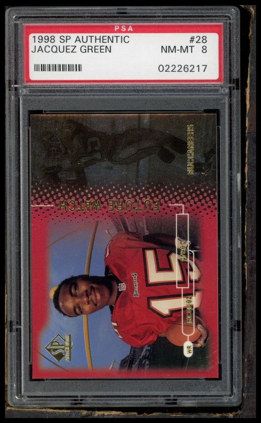 1998 Sp Authentic #28 Jacquez Green PSA 8