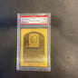 1981 Hall Of Fame Metallic Plaque Card Joe Cronin PSA 9