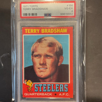 1971 Topps Terry Bradshaw #156 PSA 4
