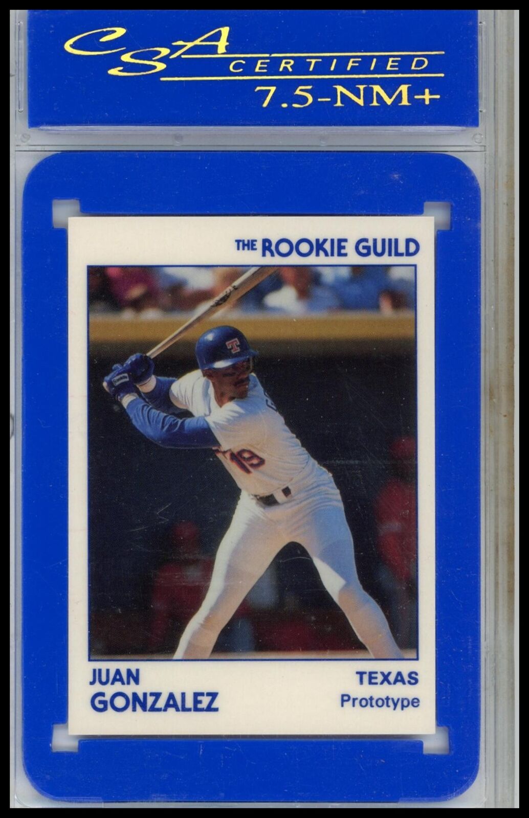 1991 Star The Rookie Guild #NNO Juan Gonzalez Prototypes Other 7.5