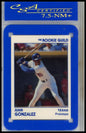 1991 Star The Rookie Guild #NNO Juan Gonzalez Prototypes Other 7.5