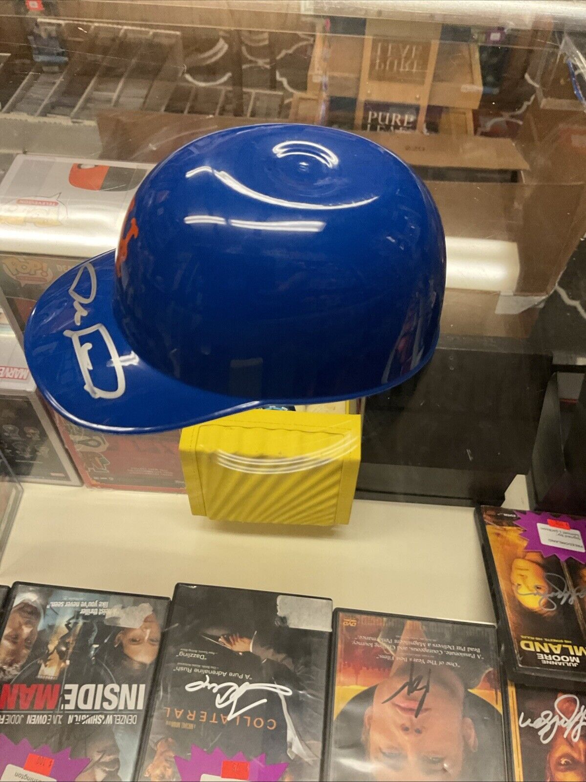 Mets Ice Cream Helemt Signed By Jacob DeGrom