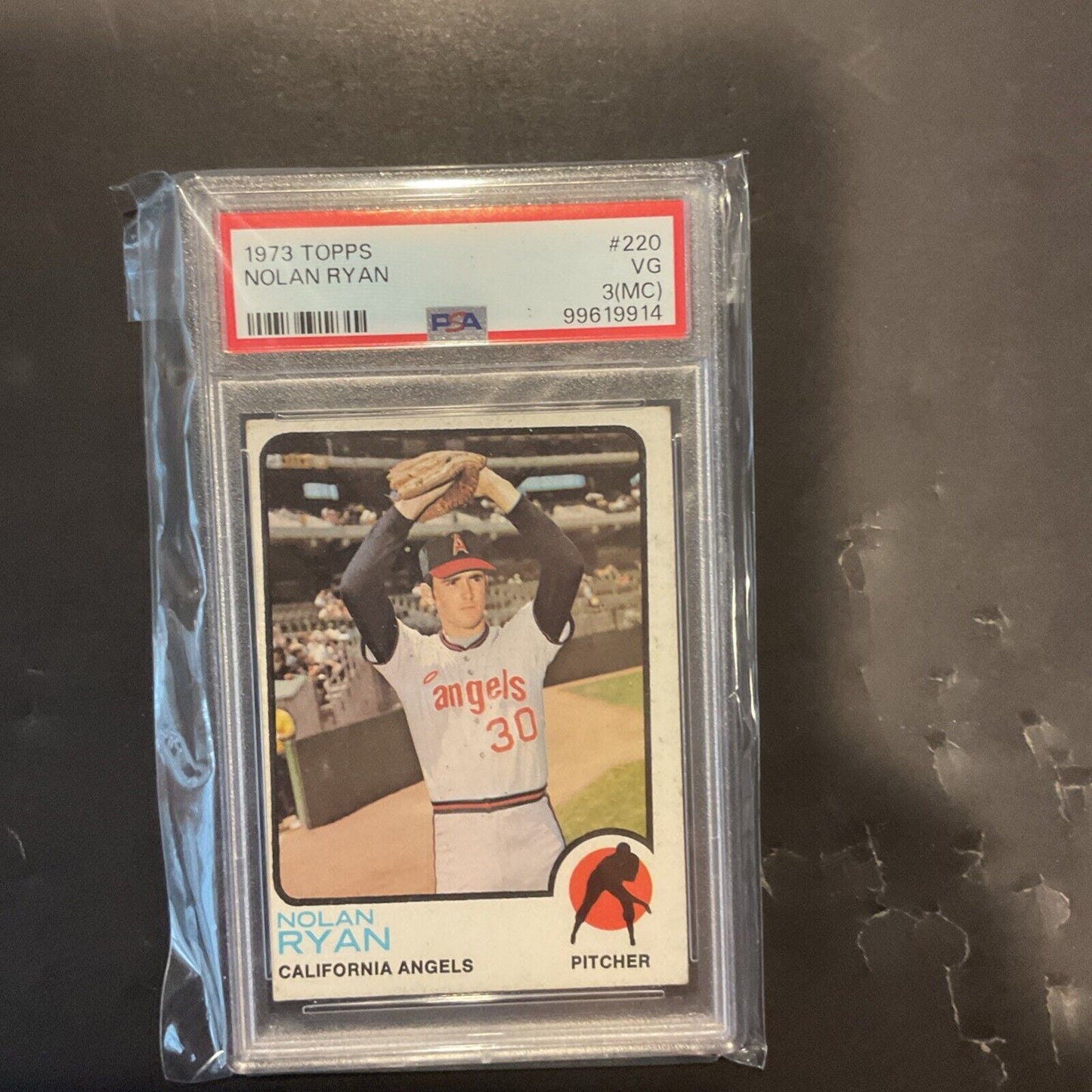 1973 Topps #220 Nolan Ryan PSA 3