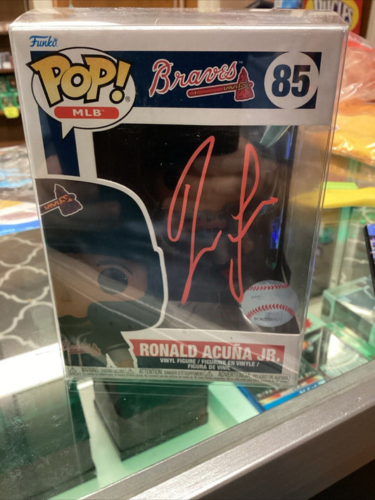 Funko Pop! Vinyl: Ronald Acuña Jr. #85 Signed With COA