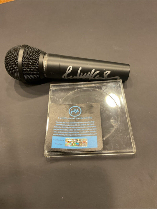 Paul McCartney Signed Real Microphone W COA and Case 