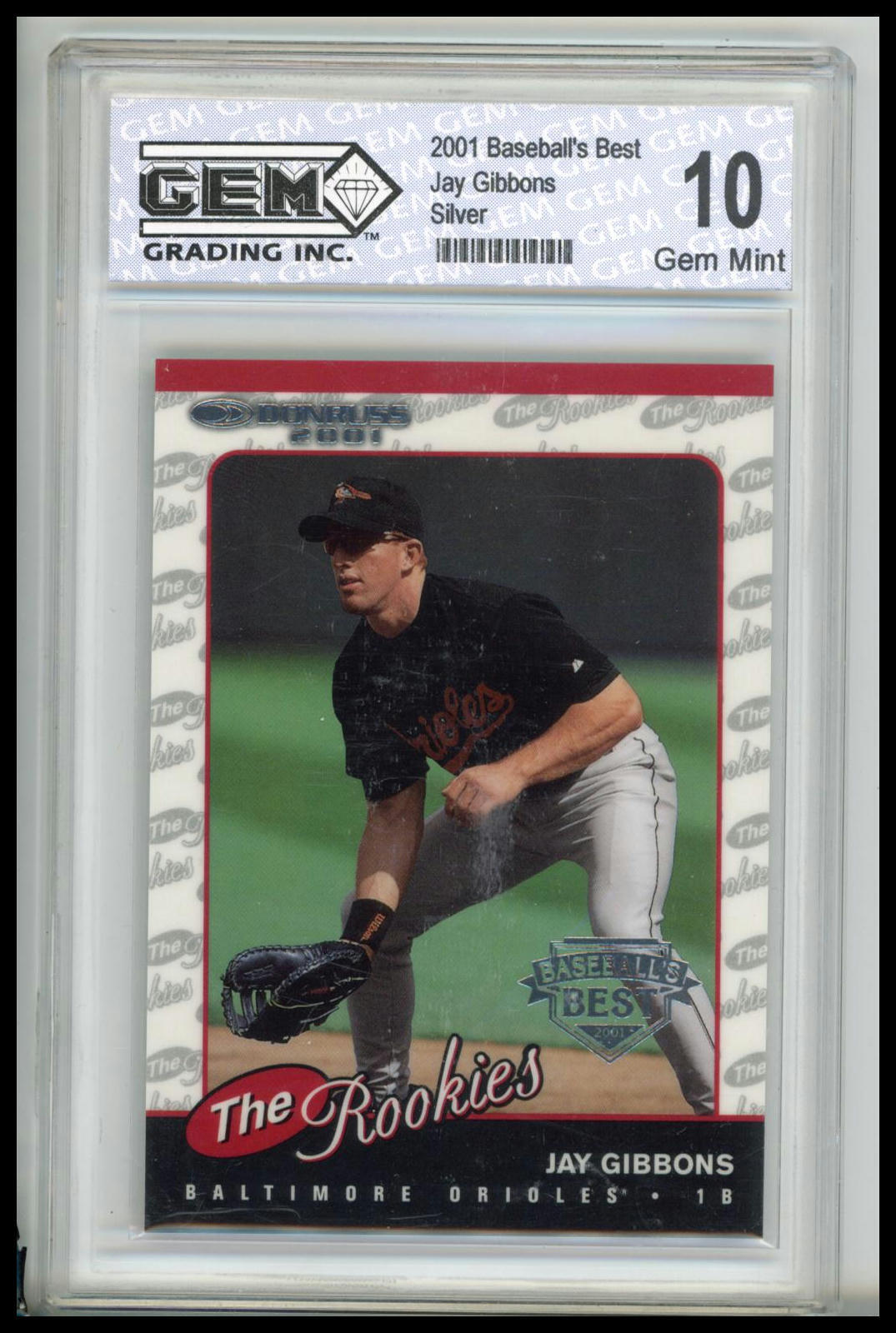 2001 Donruss #R49 Jay Gibbons Baseball's Best The Rookies Bronze Other 10