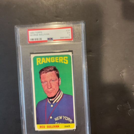 1964 Topps #29 George Sullivan PSA 5 