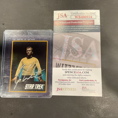 1991 Impel Star Trek 25th Anniversary #35 The Squire of Gothos JSA COA