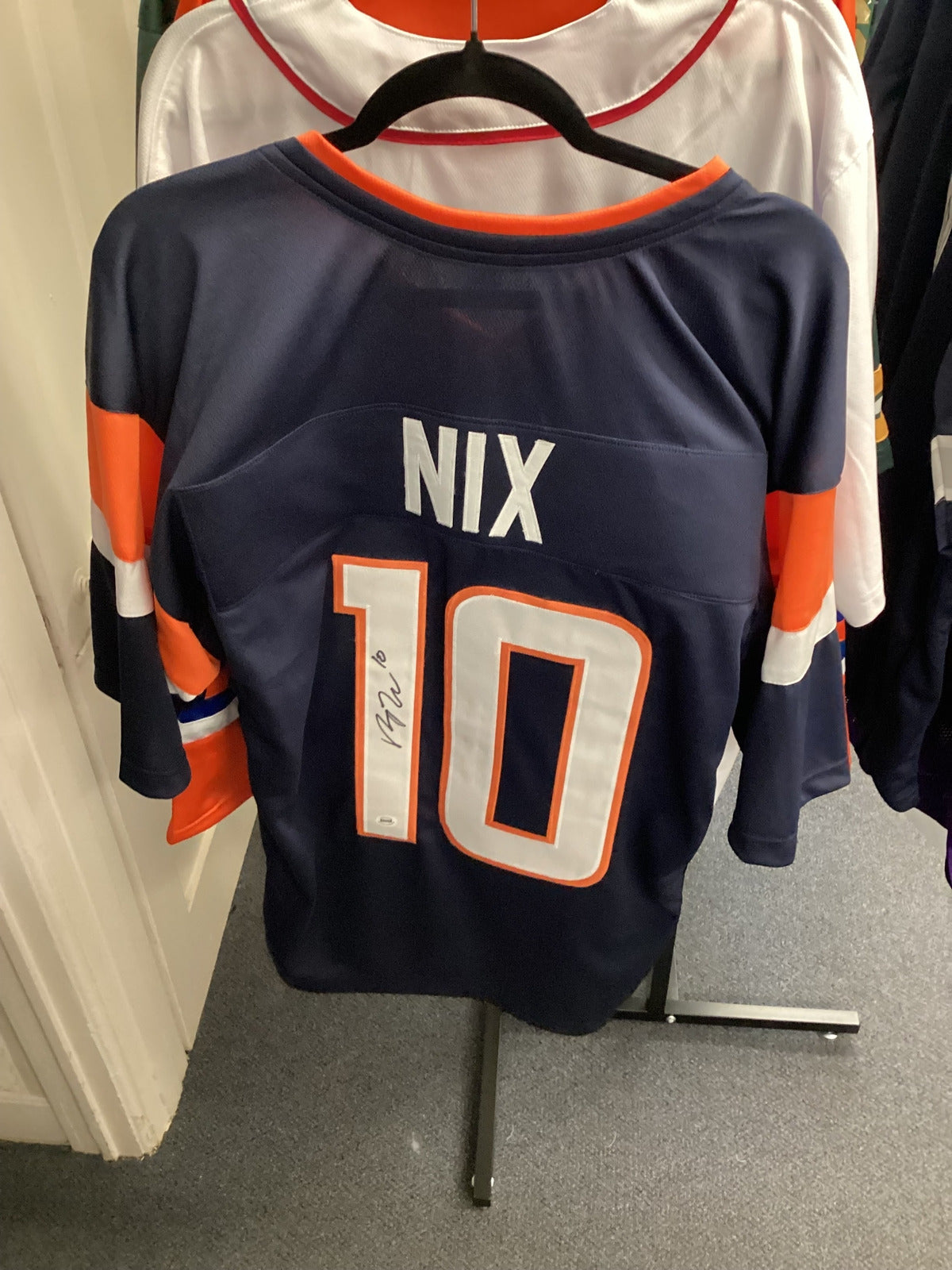 Bo Nix #10 Auburn Tigers Signed Navy Jersey