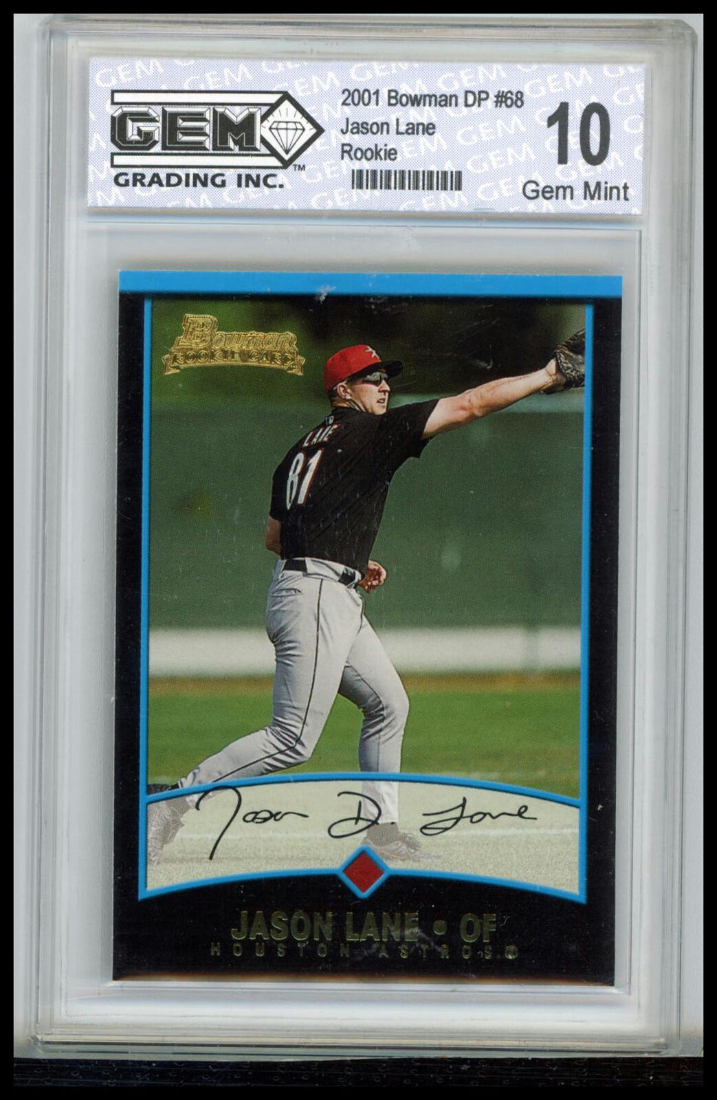 2001 Bowman Draft Picks & Prospects #BDP68 Jason Lane Other 10