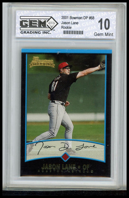 2001 Bowman Draft Picks & Prospects #BDP68 Jason Lane Other 10