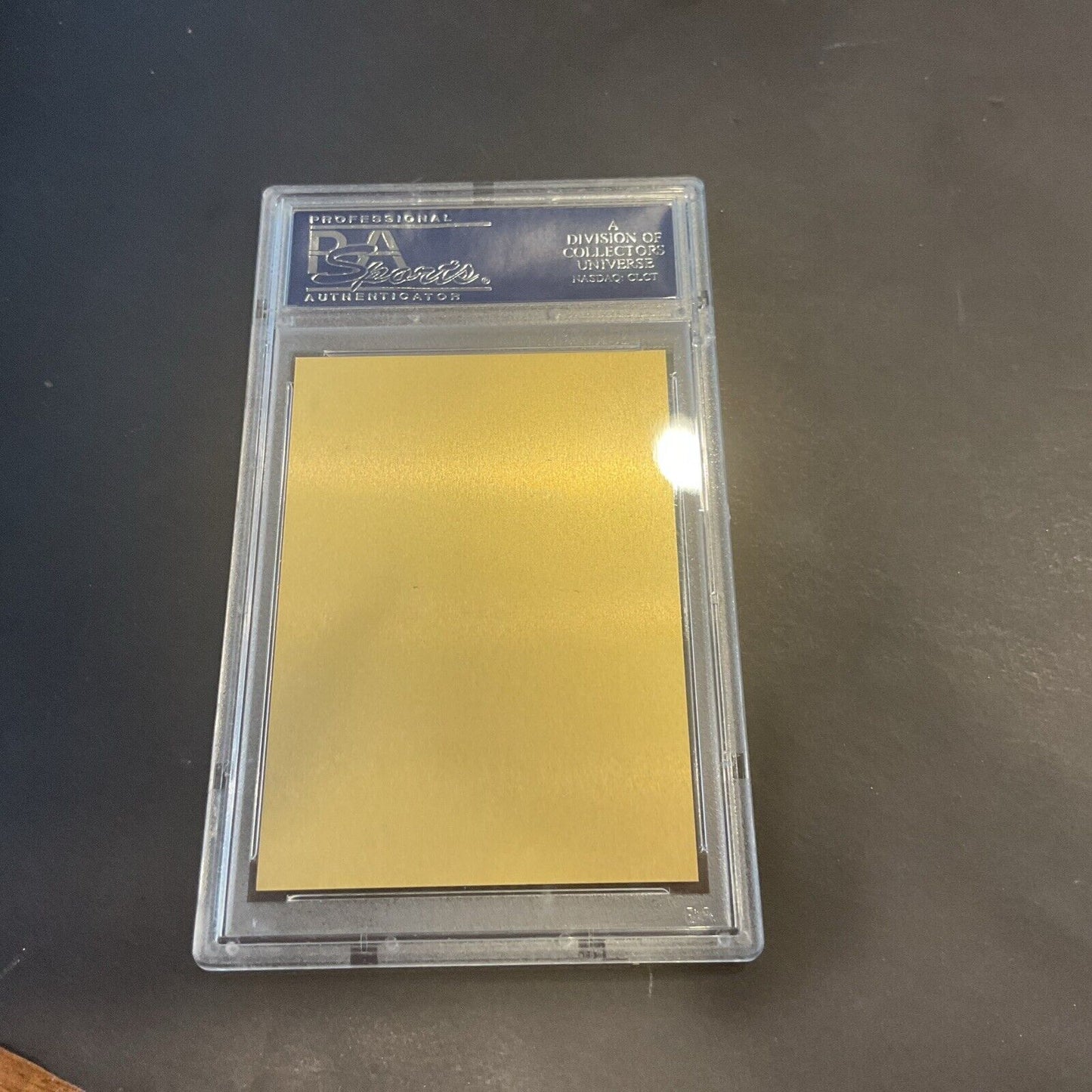 1983 Hall Of Fame Home Run Baker Metallic Plaque Card PSA 8