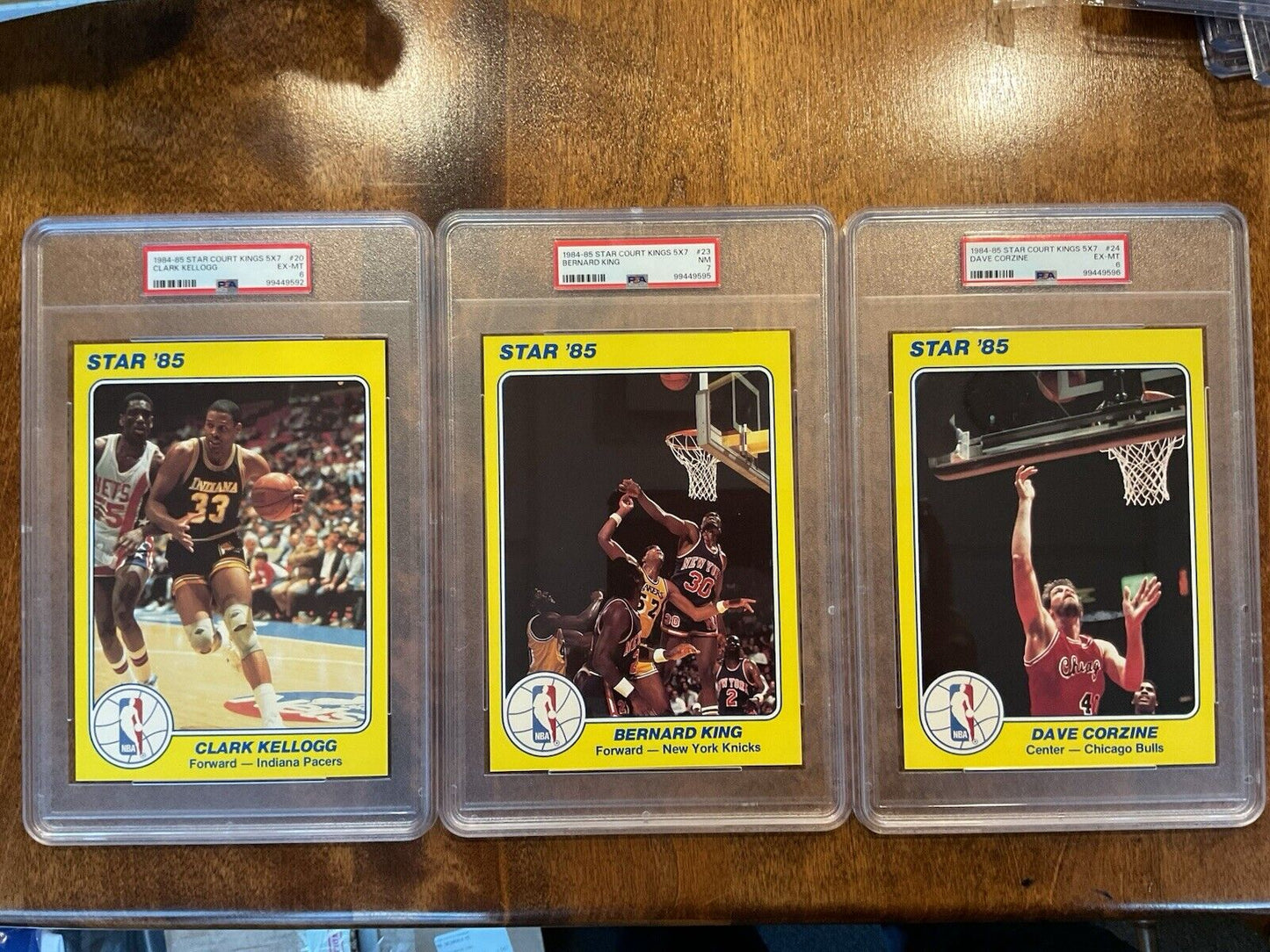 Complete Graded Series 1 NBA Court Kings Star 85/1 To 25 Graded  PSA Grades Vary