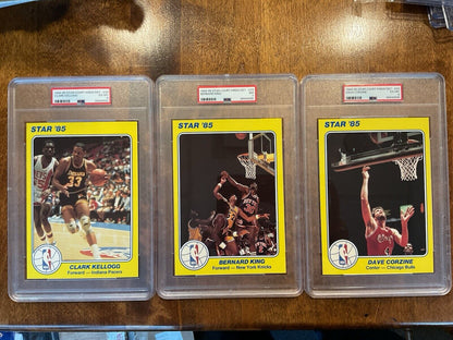 Complete Graded Series 1 NBA Court Kings Star 85/1 To 25 Graded  PSA Grades Vary