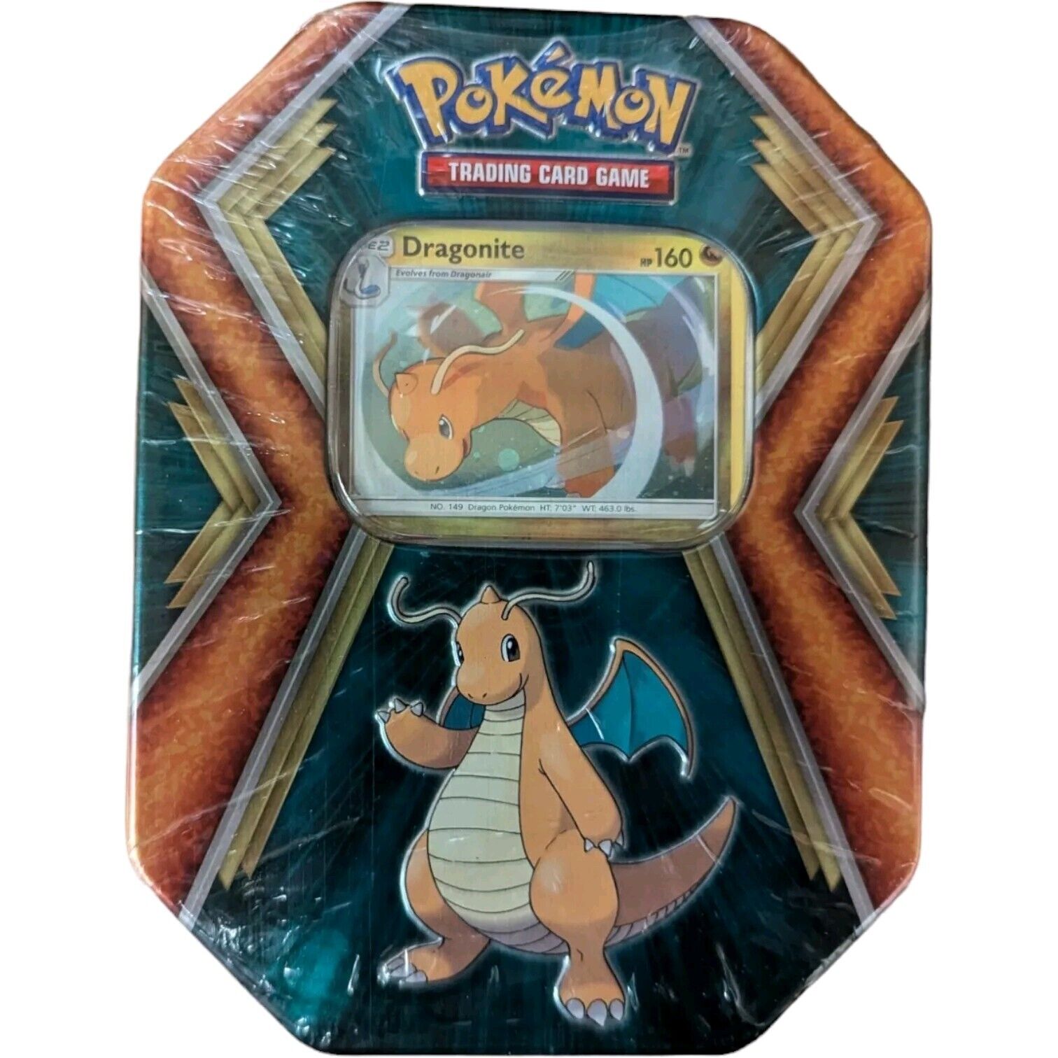 Pokemon TCG Fly High Fly Strong Dragonite Tin *New Sealed* 3 Booster Packs