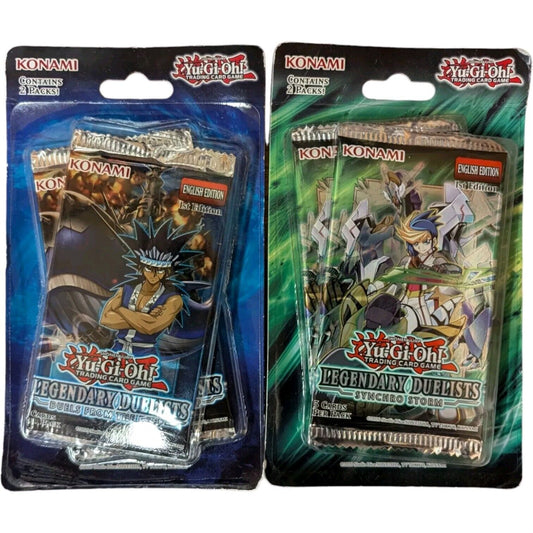 Yugioh Cards - Legendary Duelists: Synchro Storm - 2 Booster Pack Brand New