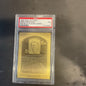 1982 Hall of Fame Fred Lindstrom Metallic plaque card PSA 7