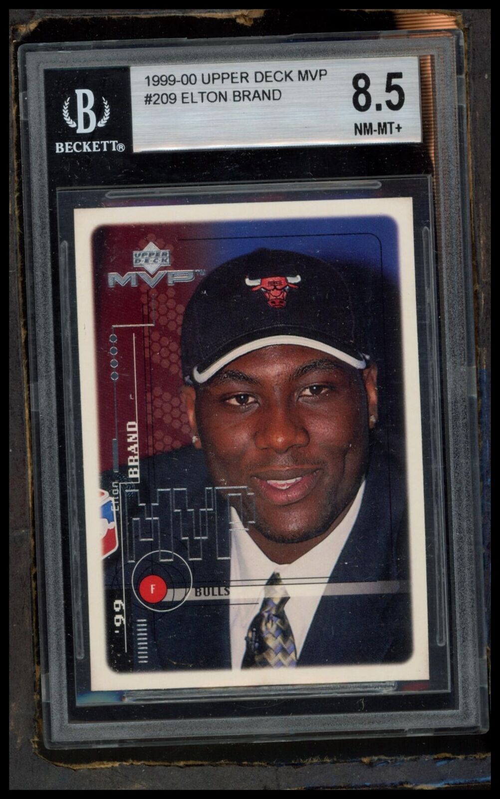 1999-00 Upper Deck MVP #209 Elton Brand Silver Script BGS 8.5