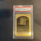 1983 Chuck Klein Hall Of Fame Metallic Plaque Card PSA 8 