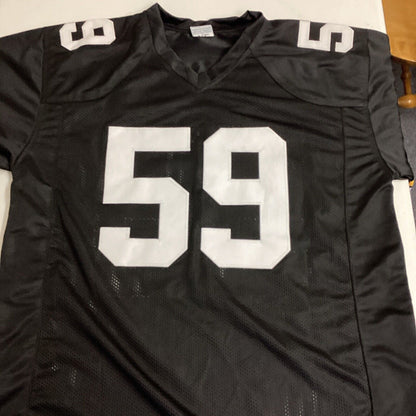 Jack Ham Signed HOF 88 Pro-Edition Custom Black Football Jersey (JSA)